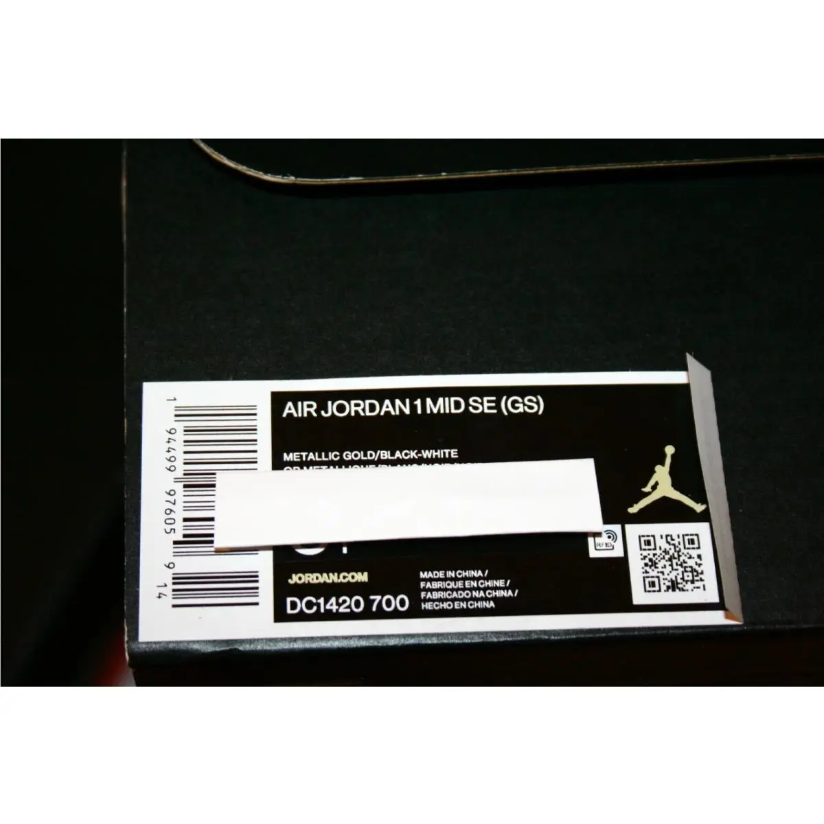 Nike shoes - Jordan 1 - DC1419 700 - Metallic Gold/Black 19