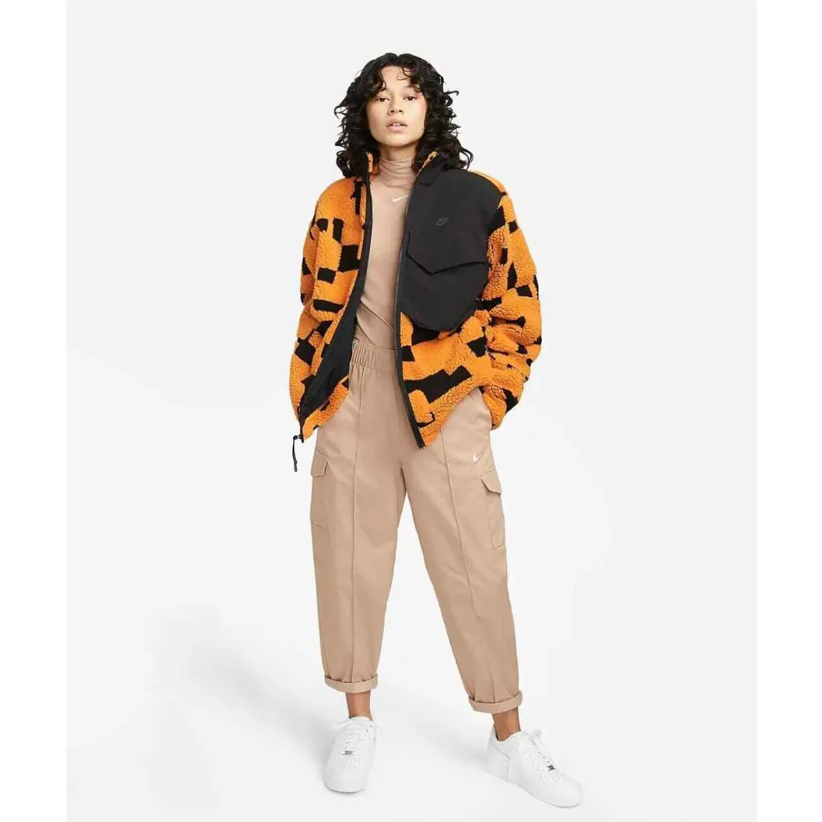 Nike clothing - Sportswear Therma-FIT Tech - Sportswear Tech - Orange/Black, Black / Orange 4