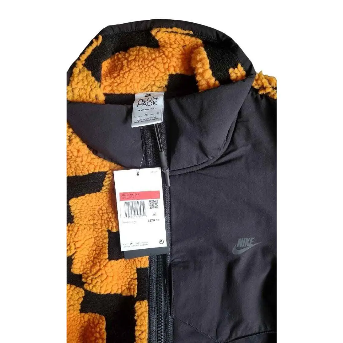 Nike clothing - Sportswear Therma-FIT Tech - Sportswear Tech - Orange/Black, Black / Orange 6