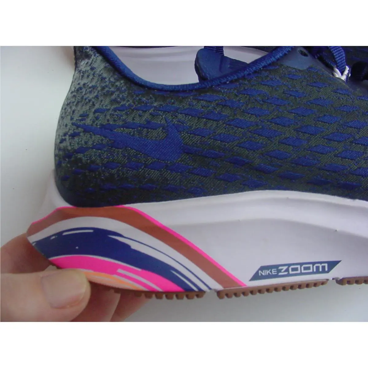 Nike shoes - Nike Air Zoom Pegasus - Air Zoom Pegasus - AH8392-400 - Blue Void - Deep Royal Blue Navy Pink 4