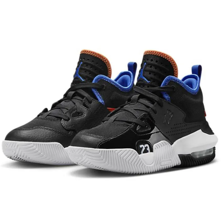 Nike GS Air Jordan Stay Loyal 2 Black/blue/orange DQ8398-048 SIZE:5.5 h - BlacK/Blue/Orange