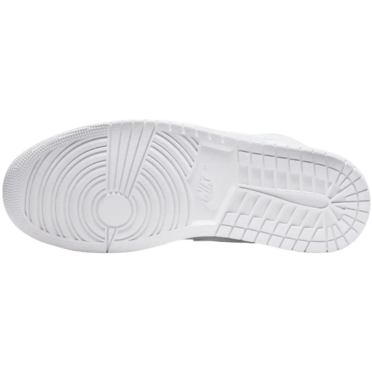 Nike shoes - Nike Air Jordan 1 Mid Retro - White/White/White 3