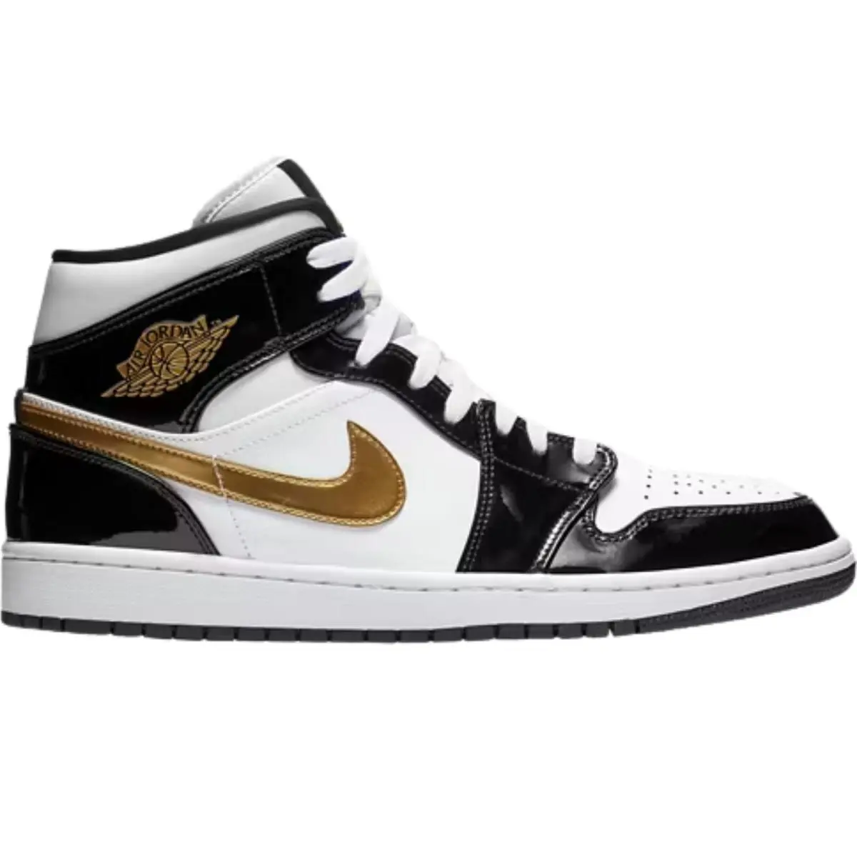 Nike shoes - Nike Air Jordan 1 Mid Retro - White/White/White 91