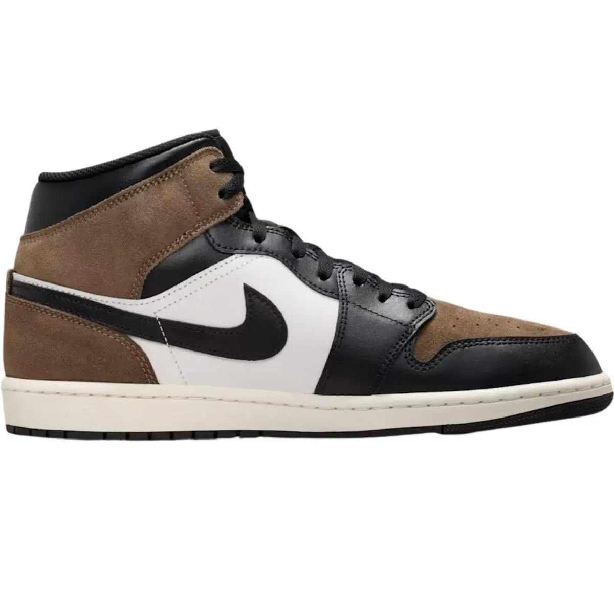 Air Jordan 1 Mid Retro OG Men Sneaker Shoe Size 7-14 Colors Black/Palomino/University Red/Phantom by Nike