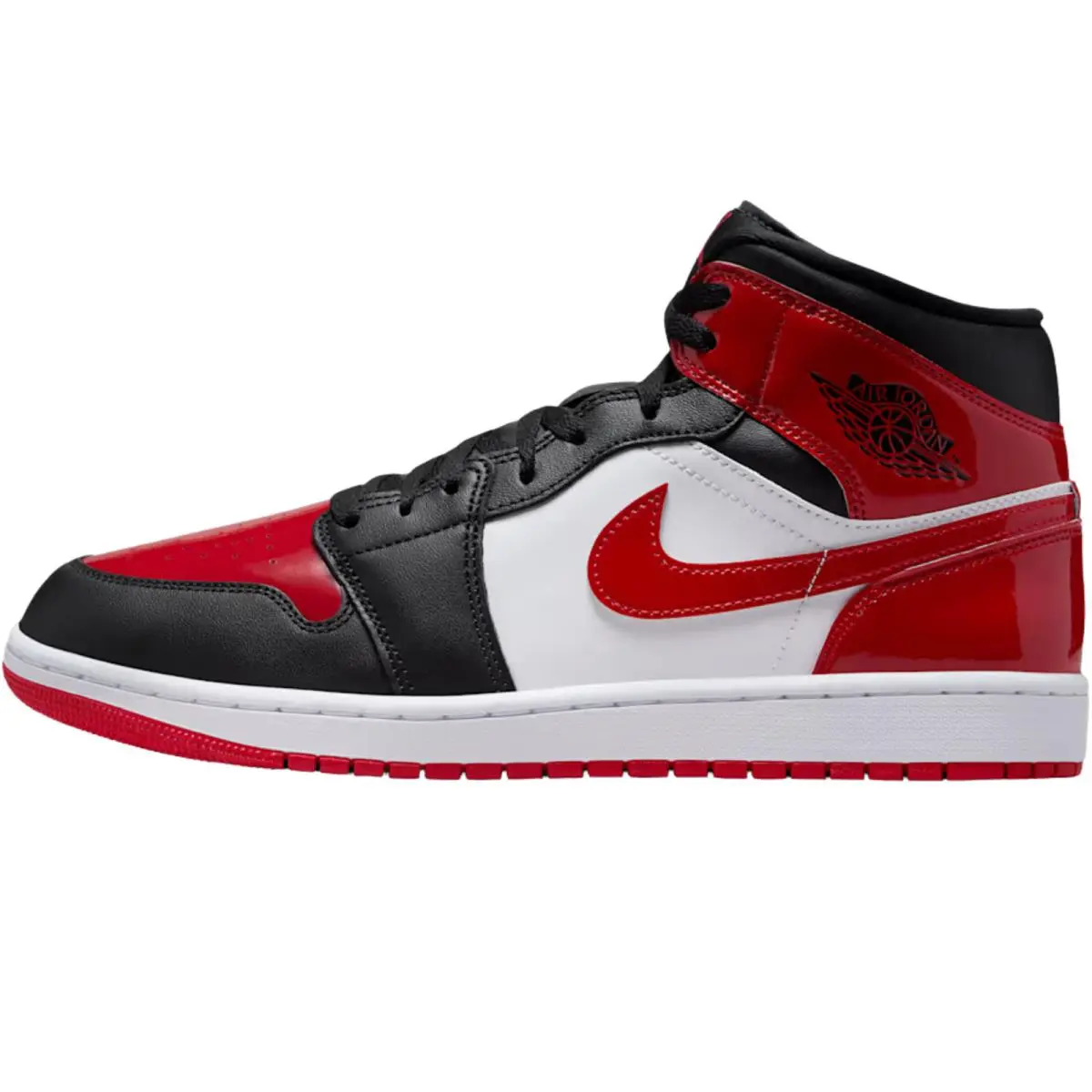 Nike shoes - Nike Air Jordan 1 Mid Retro - White/White/White 20