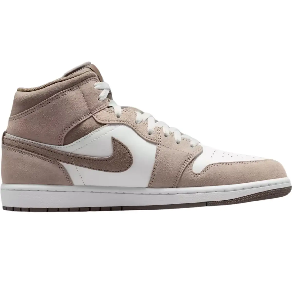 Air Jordan 1 Mid Retro OG Men Sneaker Shoe Size 7-14 Colors Enigma Stone/Summit White/Olive Grey by Nike