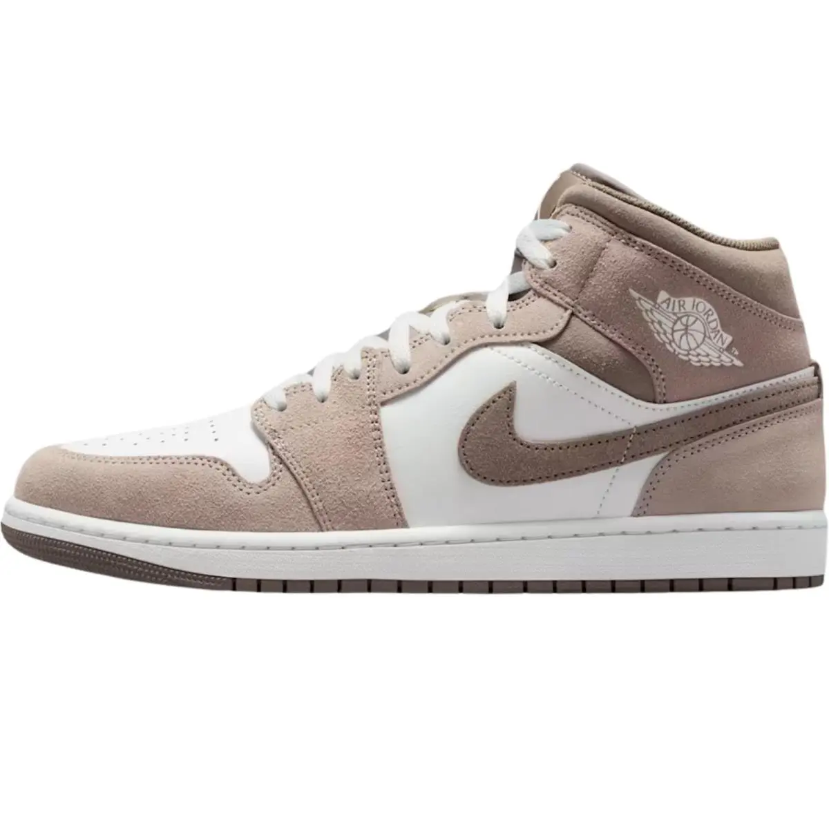 Nike shoes - Nike Air Jordan 1 Mid Retro - White/White/White 60