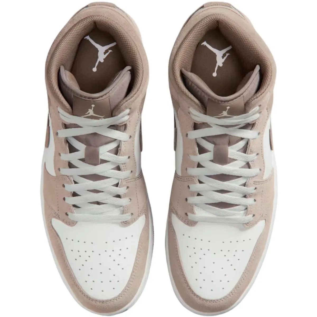 Nike shoes - Nike Air Jordan 1 Mid Retro - White/White/White 62