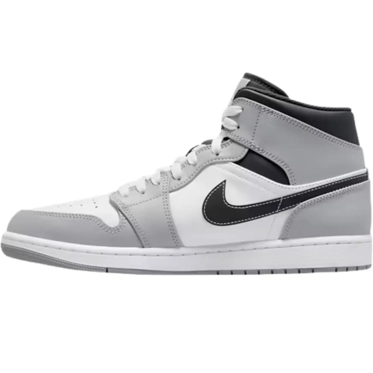 Nike shoes - Nike Air Jordan 1 Mid Retro - White/White/White 52