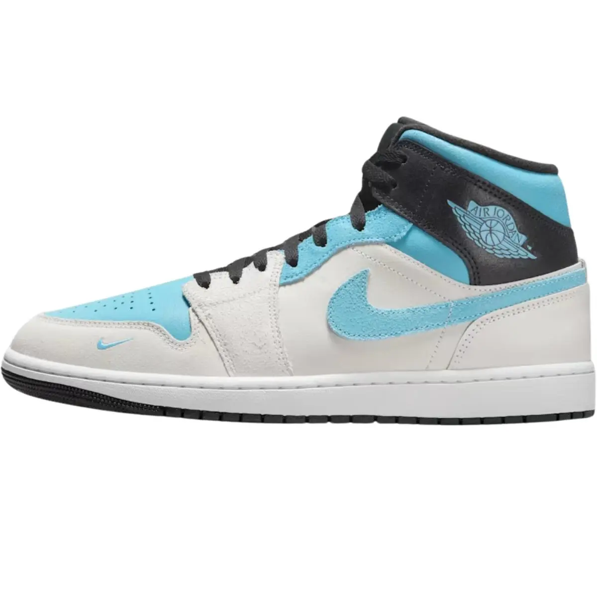 Nike shoes - Nike Air Jordan 1 Mid Retro - White/White/White 82