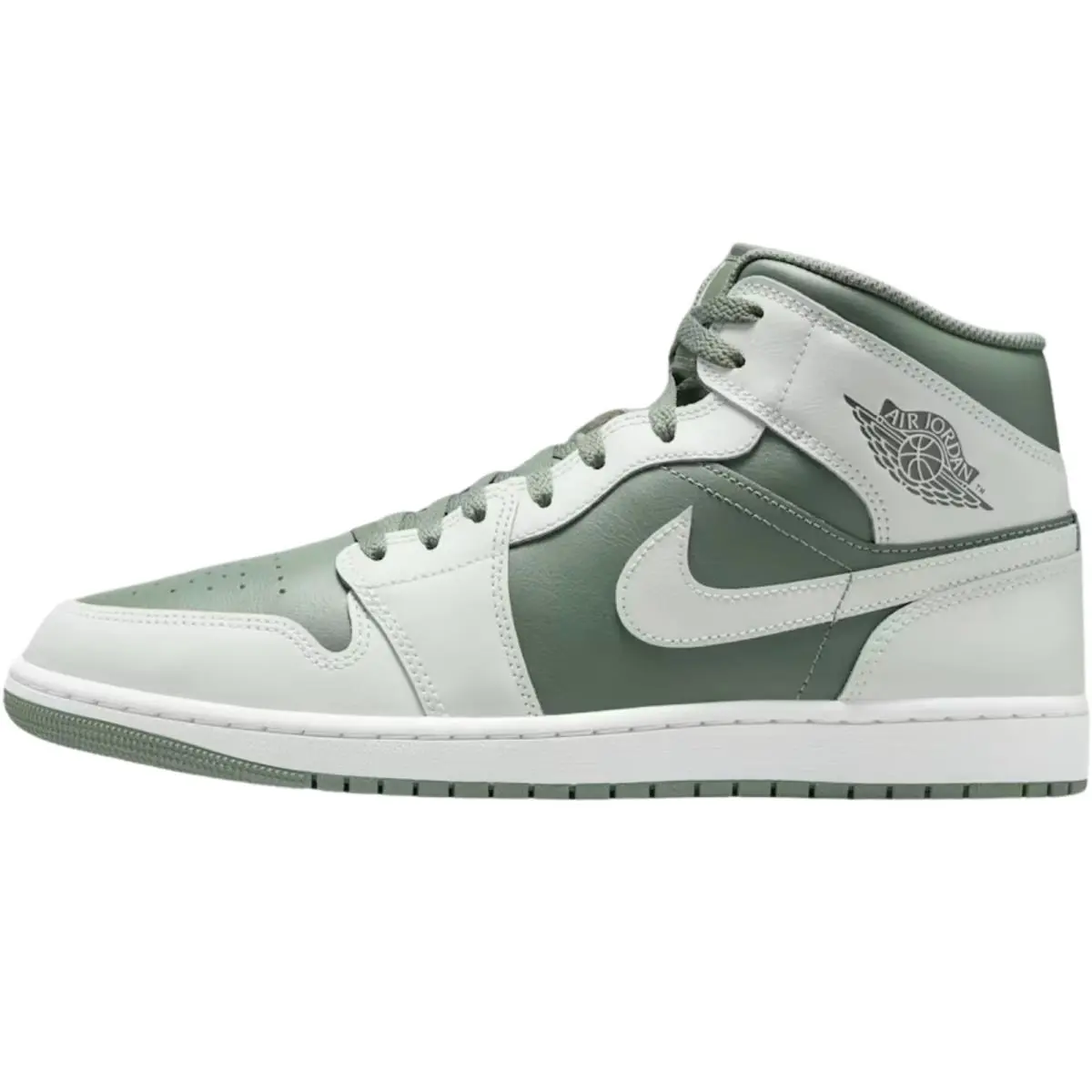 Nike shoes - Nike Air Jordan 1 Mid Retro - White/White/White