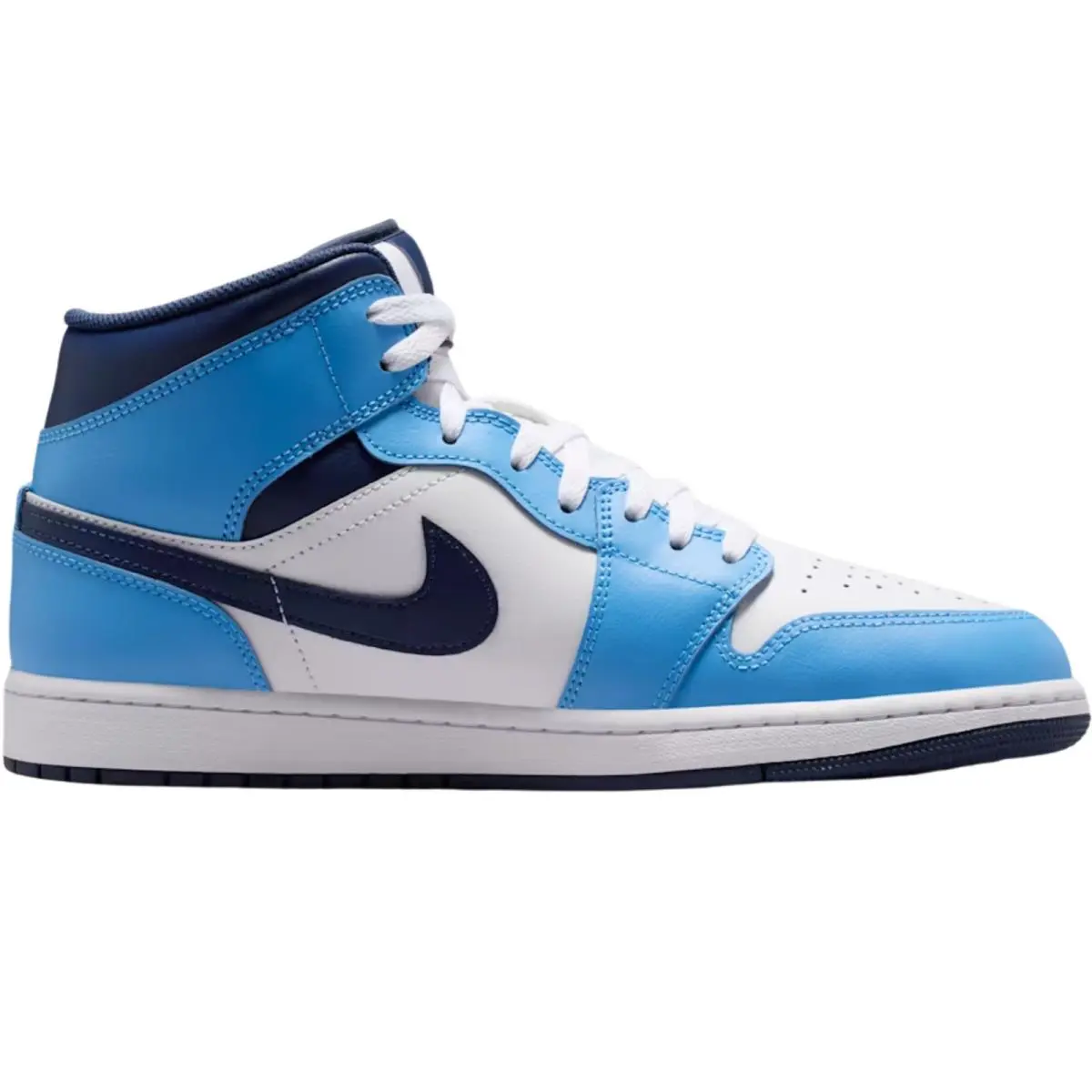 Nike shoes - Nike Air Jordan 1 Mid Retro - White/White/White 26