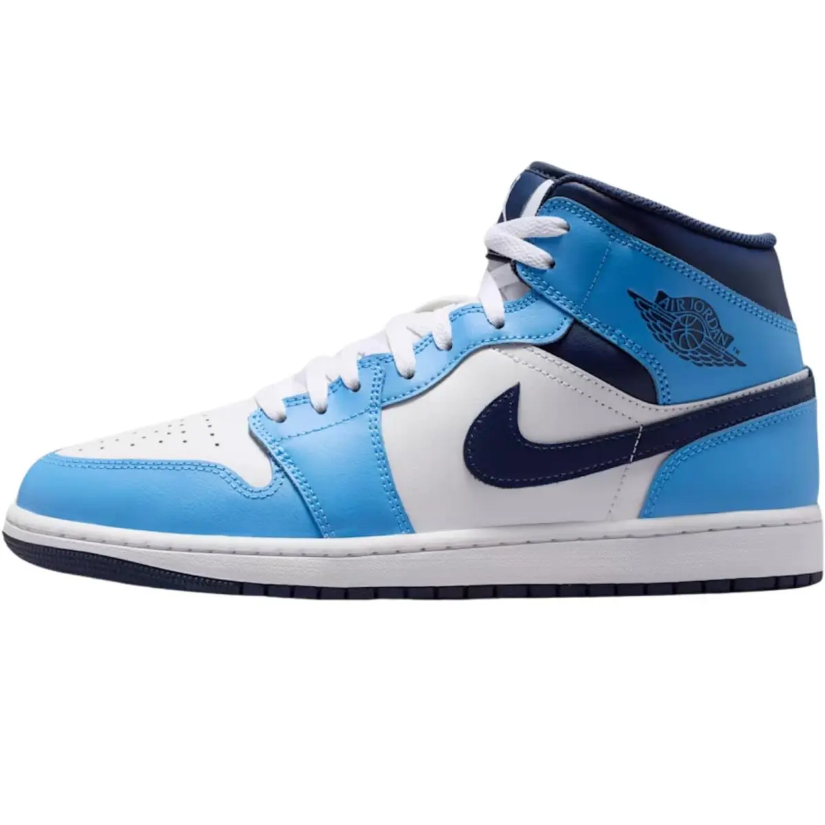 Nike shoes - Nike Air Jordan 1 Mid Retro - White/White/White 27