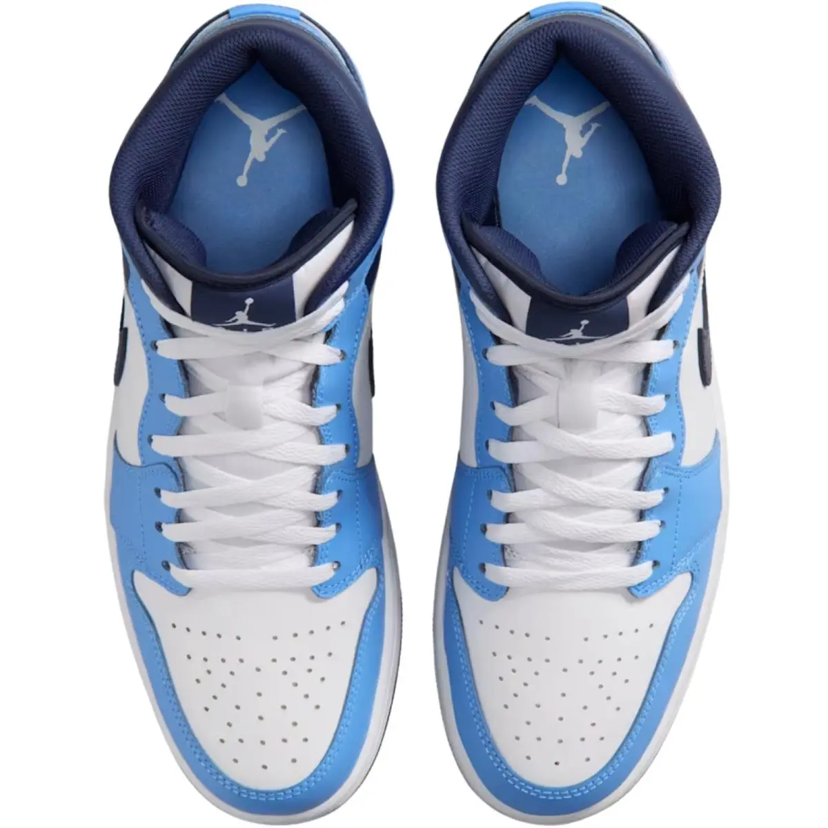 Nike shoes - Nike Air Jordan 1 Mid Retro - White/White/White 29