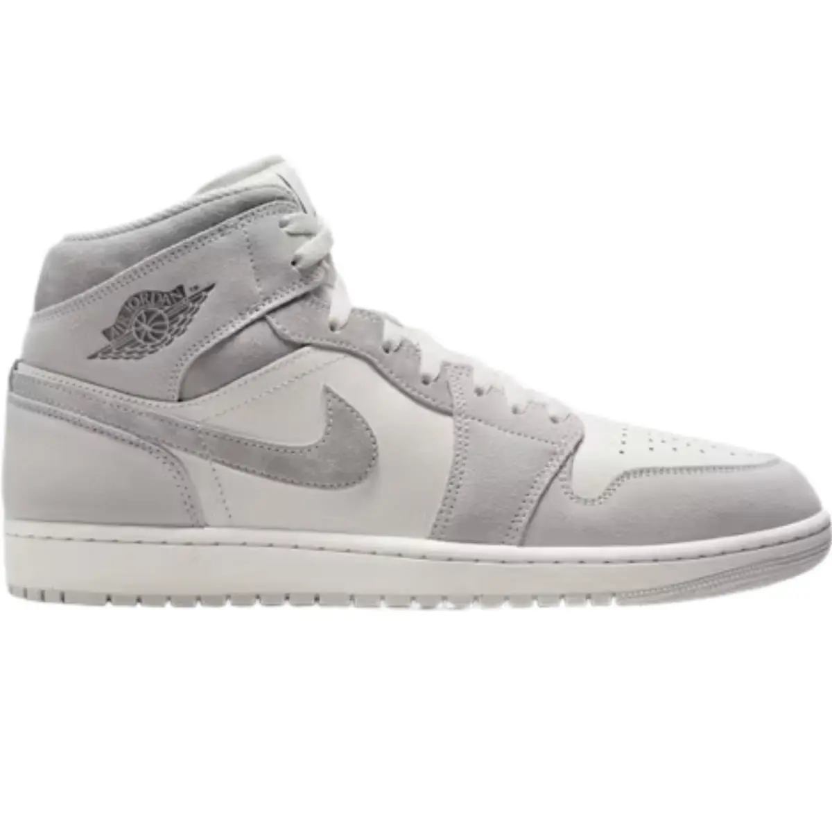 Nike shoes - Nike Air Jordan 1 Mid Retro - White/White/White 41