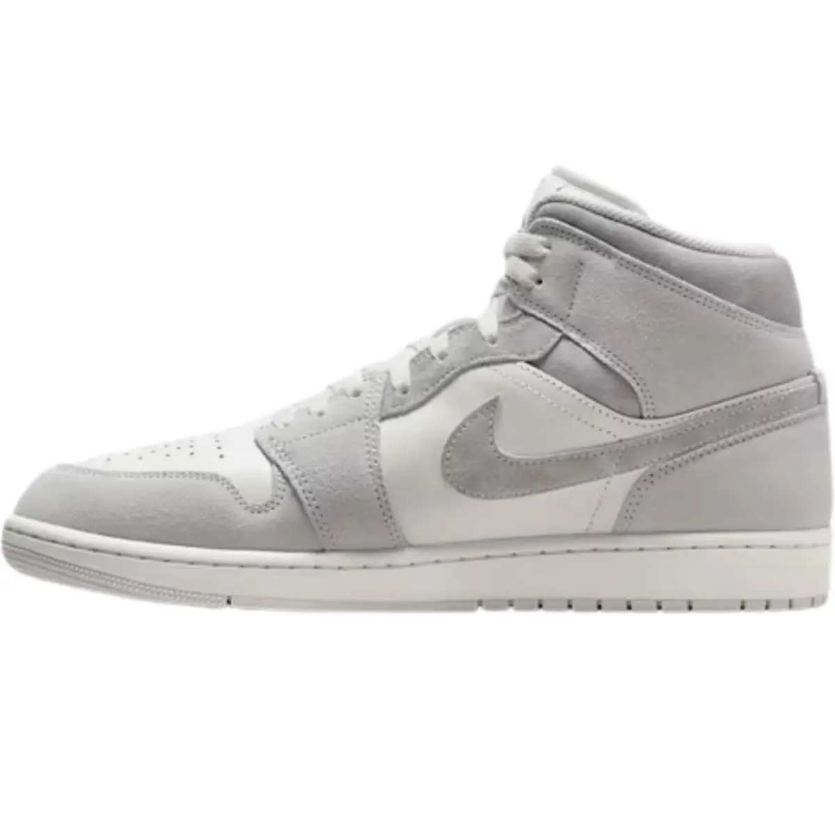 Nike shoes - Nike Air Jordan 1 Mid Retro - White/White/White 42