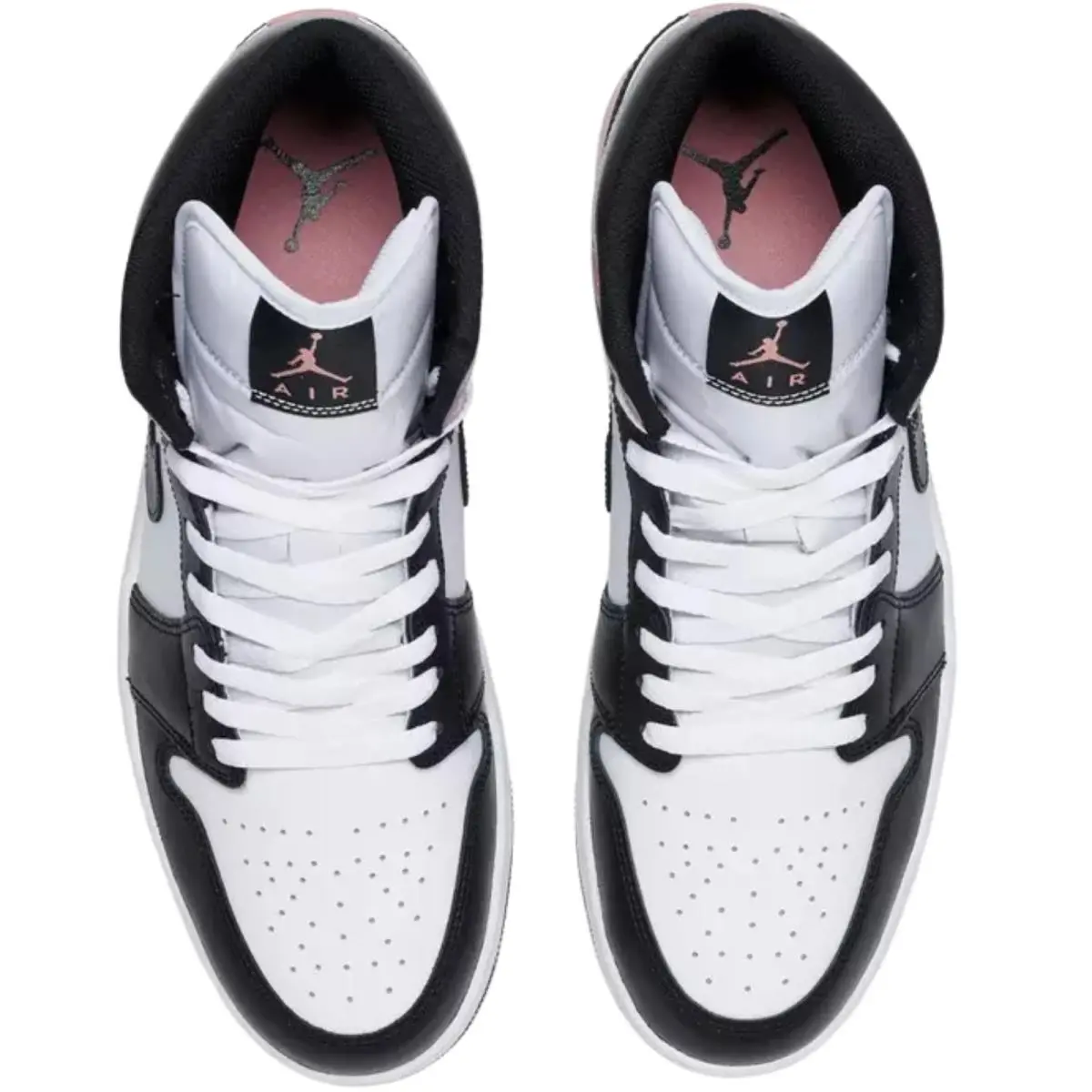 Nike shoes - Nike Air Jordan 1 Mid Retro - White/White/White 12