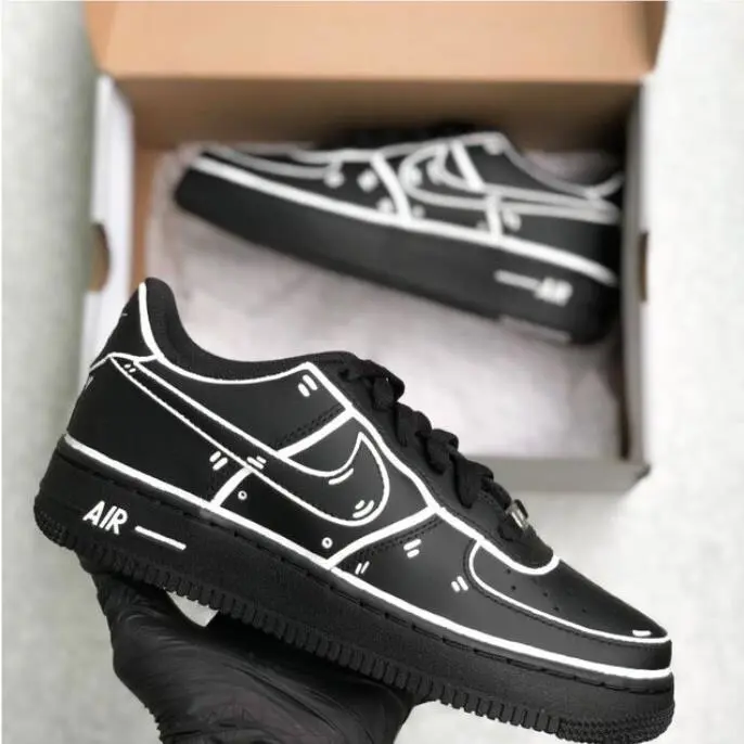 Nike shoes - Nike Air Force 1 - Air Force - CW2288-001 - Black 19