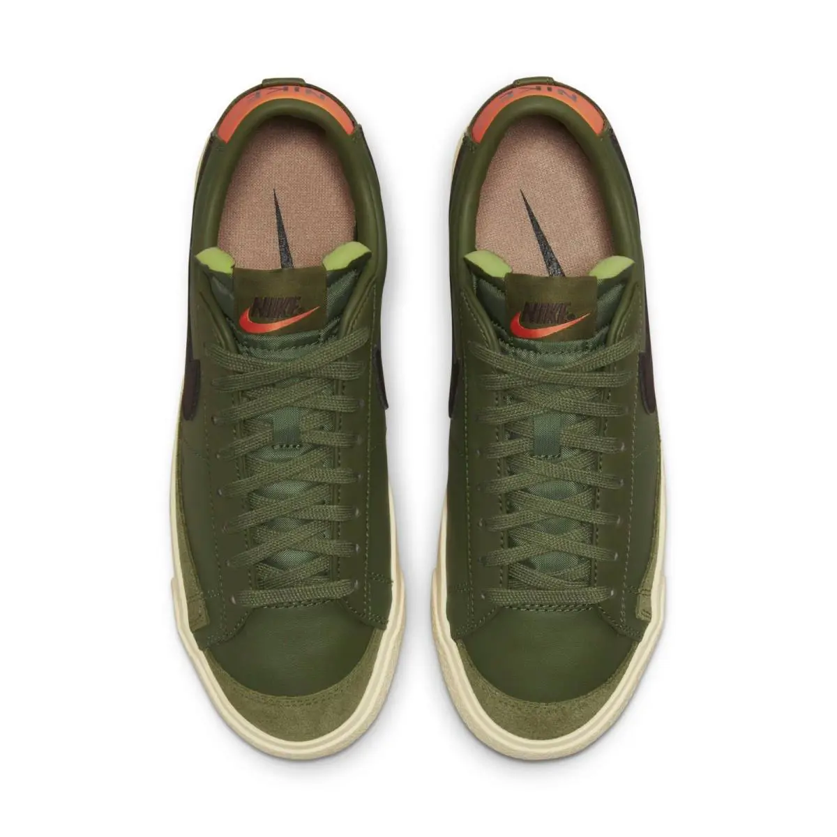 Nike shoes - Medium Olive/Orange Trans/Coconut Milk/Velvet Brown 9