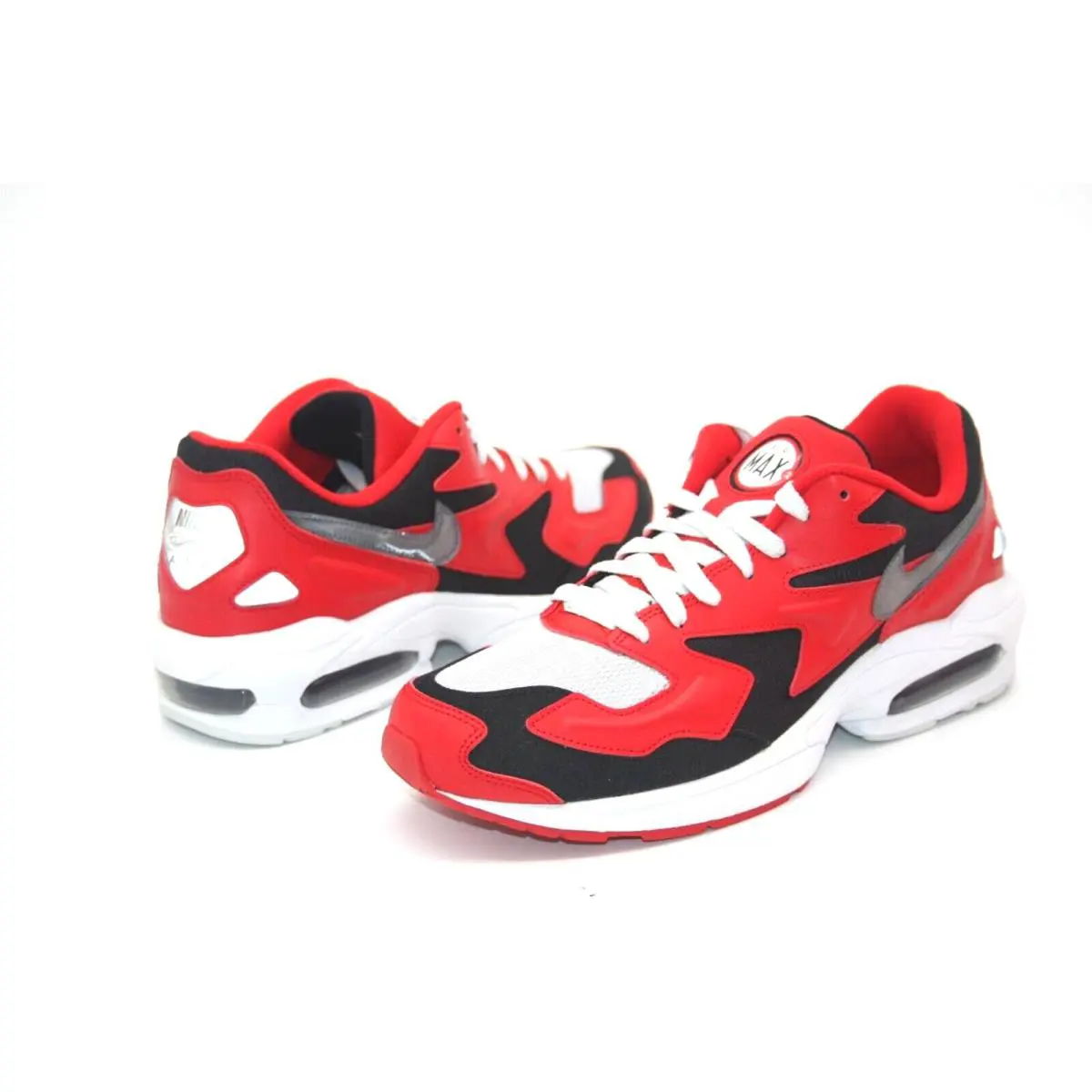Nike shoes - Nike Air Max2 Light - Air Light - AO1741-601 - UNIVERSITY RED/PURE PLATINUM 2