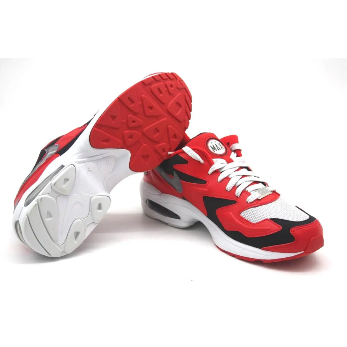 Nike shoes - Nike Air Max2 Light - Air Light - AO1741-601 - UNIVERSITY RED/PURE PLATINUM 5