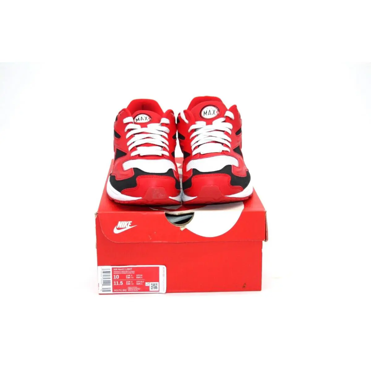 Nike shoes - Nike Air Max2 Light - Air Light - AO1741-601 - UNIVERSITY RED/PURE PLATINUM 6