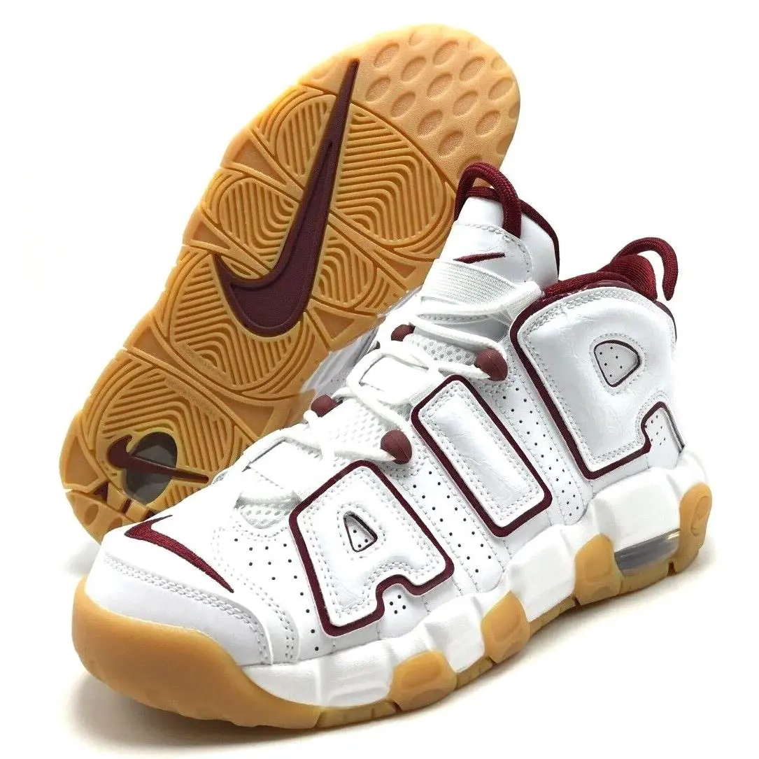 Nike shoes - Nike Air More Uptempo GS - White 4