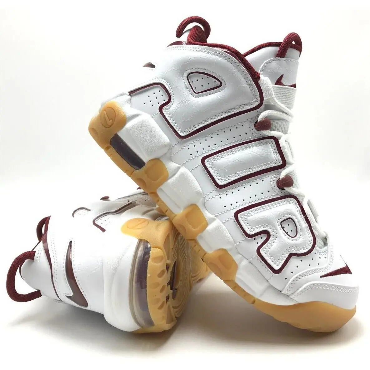 Nike shoes - Nike Air More Uptempo GS - White 5