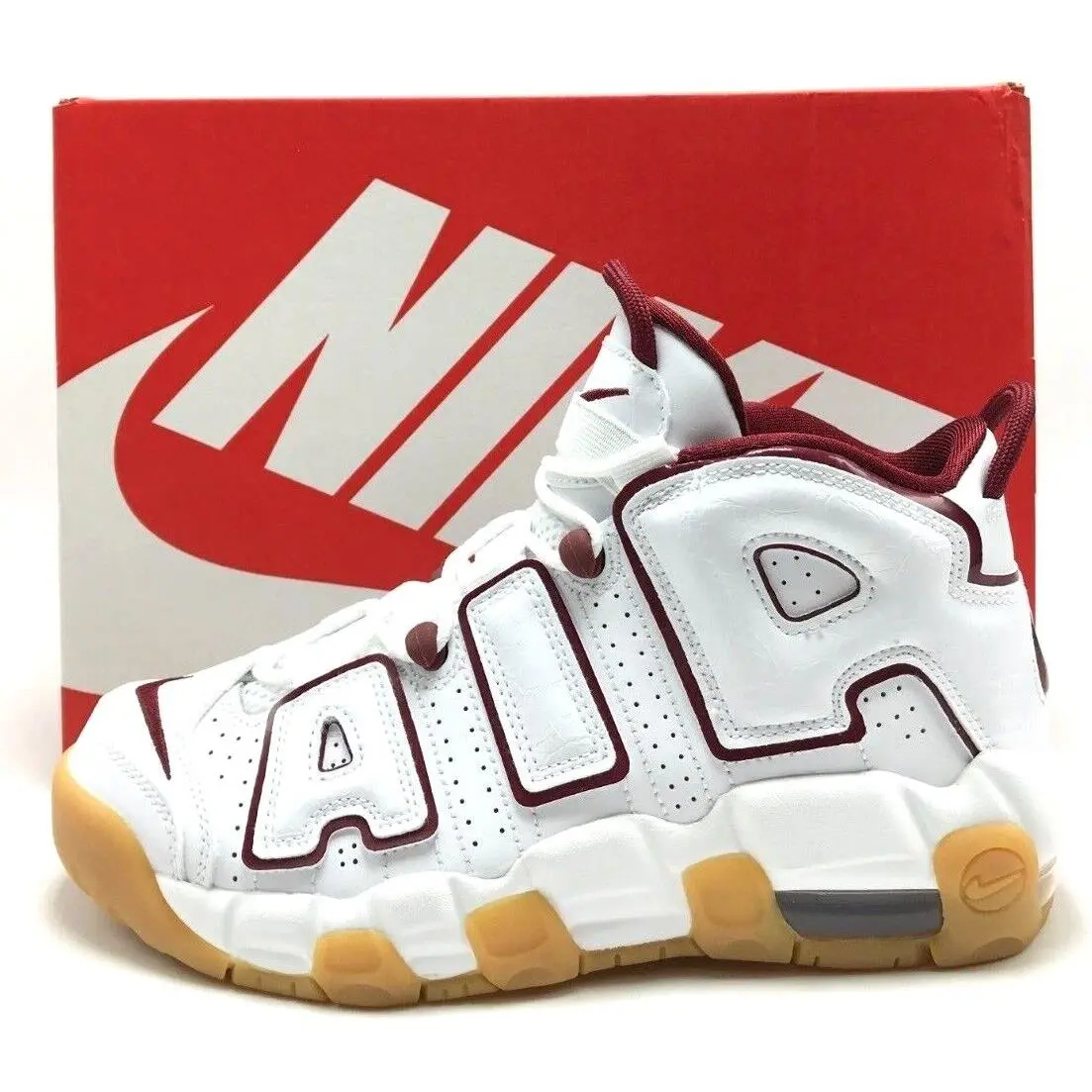 Nike shoes - Nike Air More Uptempo GS - White 7