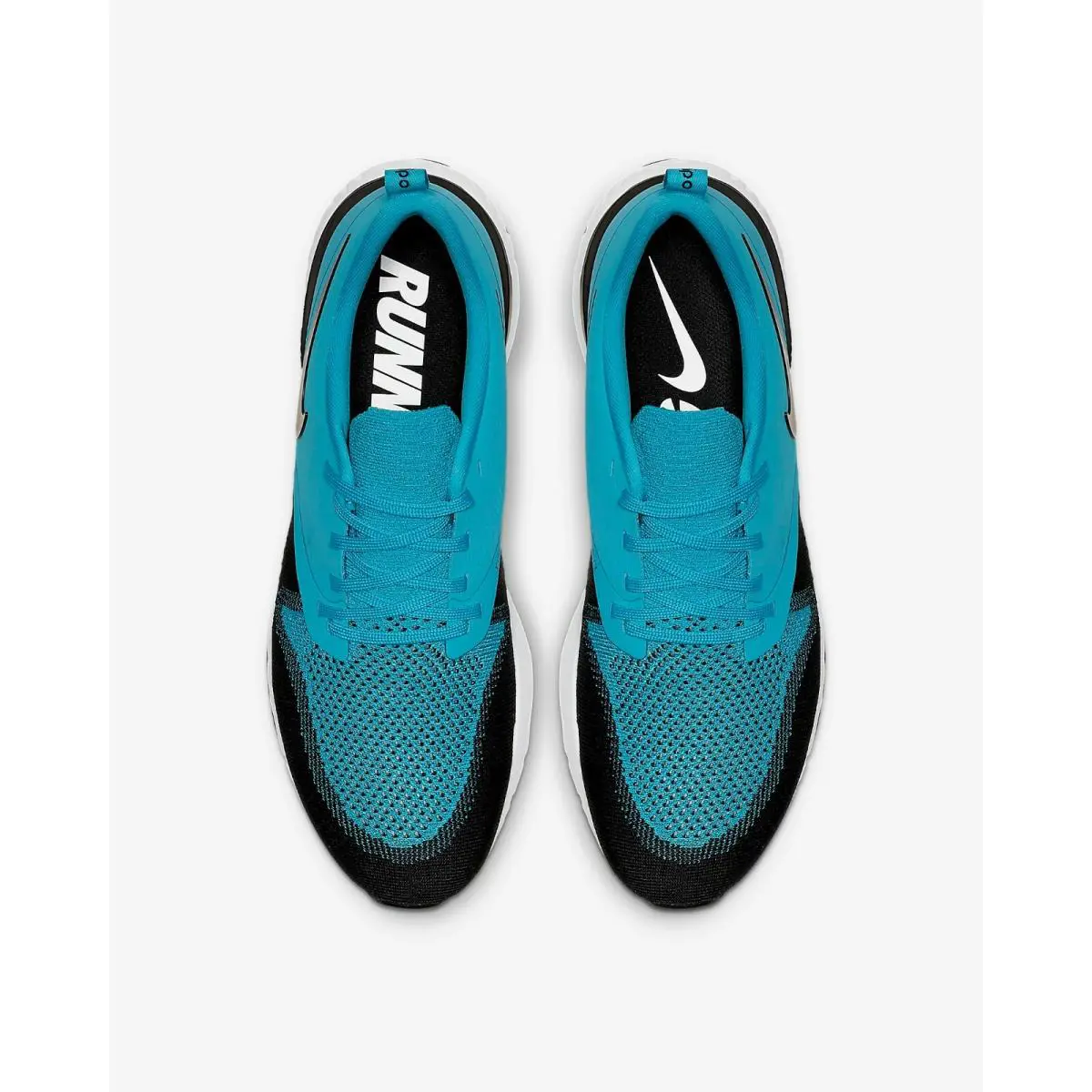 Nike shoes - Nike Odyssey React 2 Flyknit - Blue Lagoon/White/Black 2