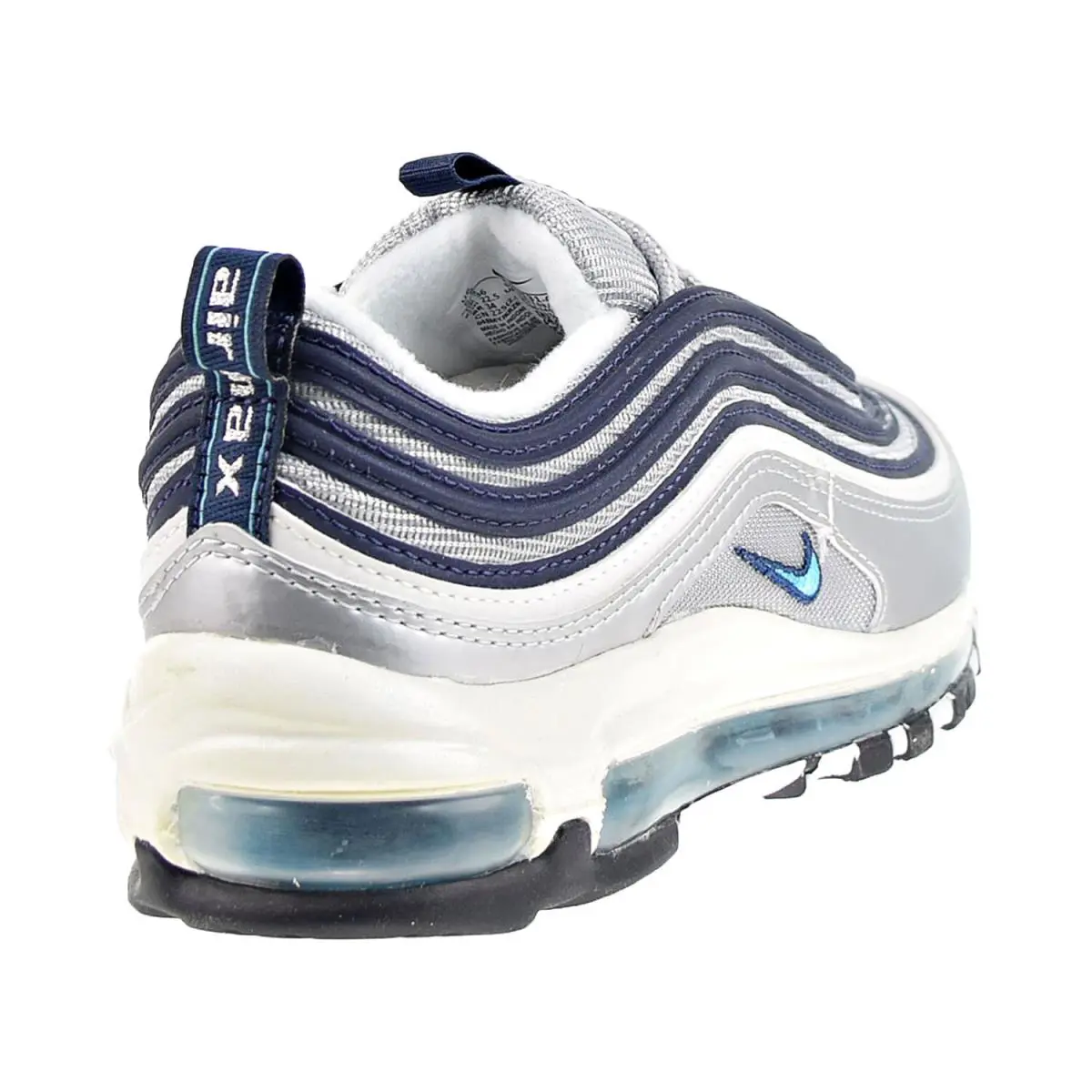 Nike shoes - Metallic Silver-Chlorine Blue 1