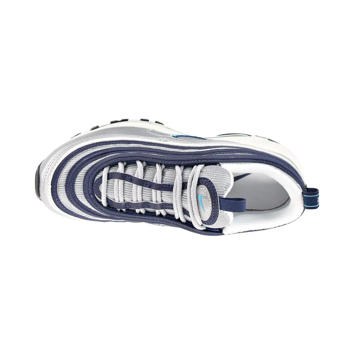 Nike shoes - Metallic Silver-Chlorine Blue 3