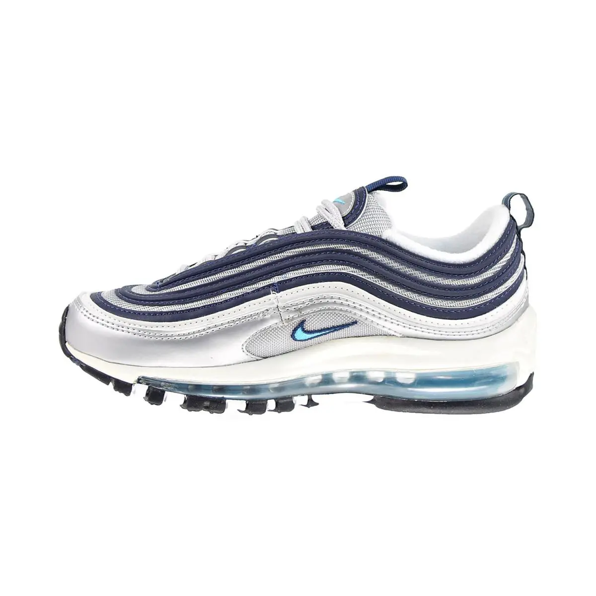 Nike shoes - Metallic Silver-Chlorine Blue 8