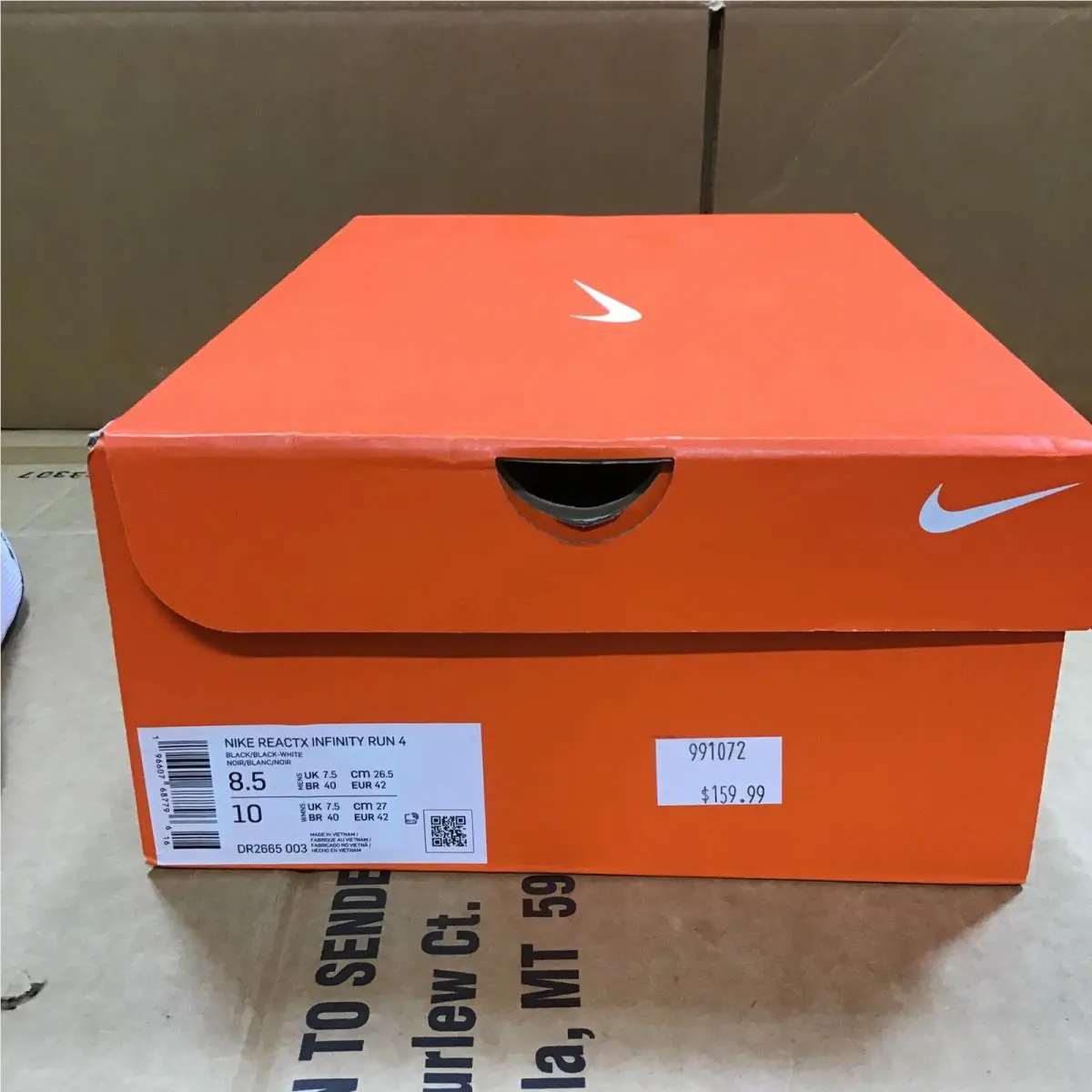Nike shoes - Nike ReactX Infinity Run 4 - DR2665-003 - Gray 14