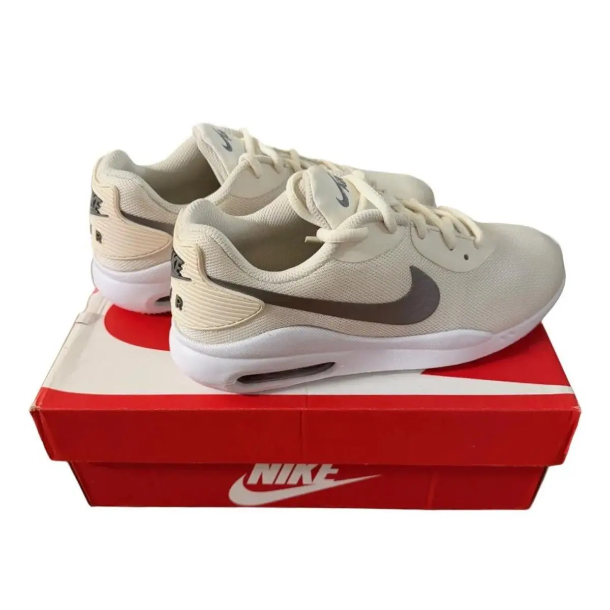 Nike shoes - WMNS Nike Air Max Oketo - AQ2231 007 - Phantom/Metallic Cool Grey-Sail 3