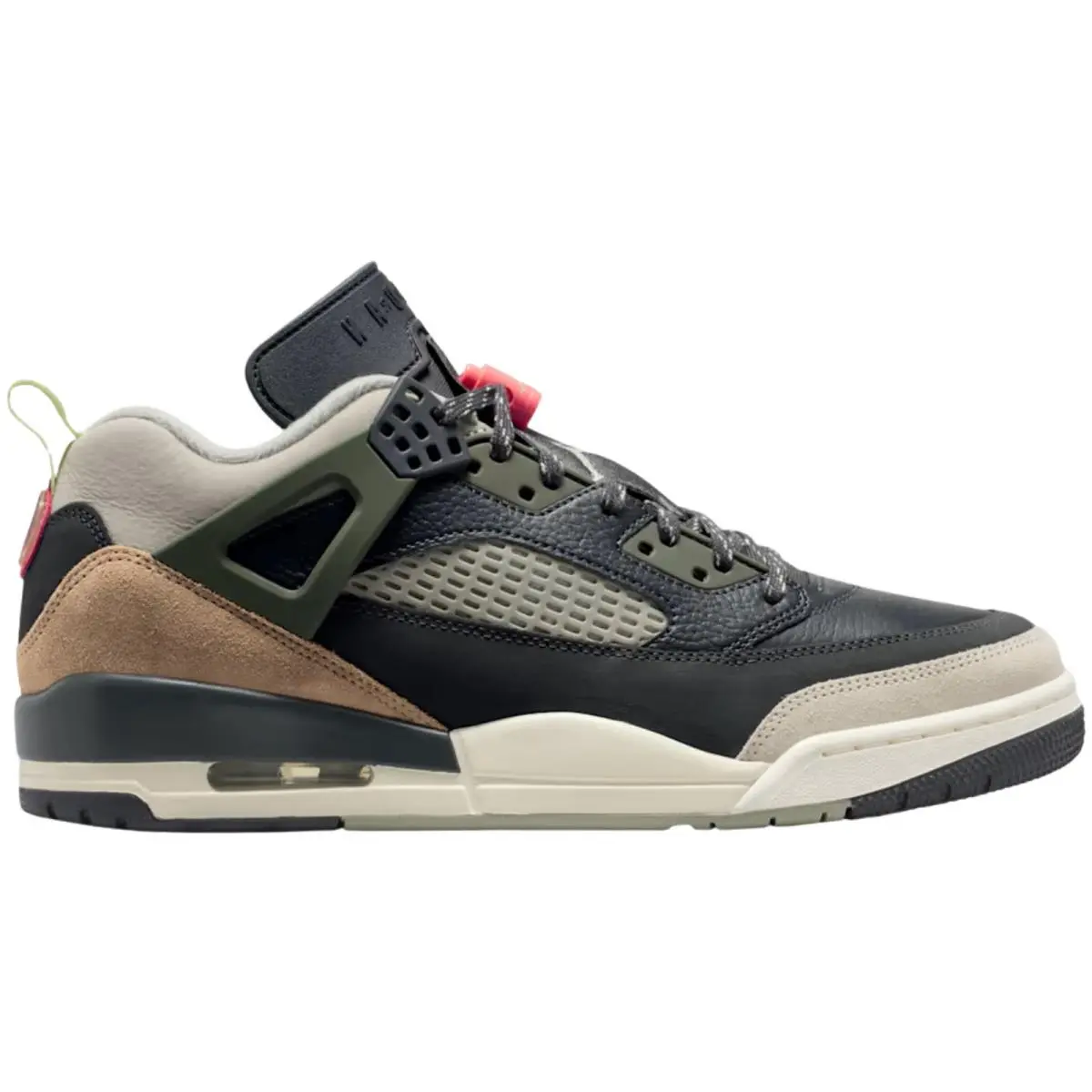Air Jordan Spizike Low Men Sneaker Shoe US Size 7-14 Colors Anthracite/Light Wild Mango/Cargo Khaki/Spruce Fog by Nike