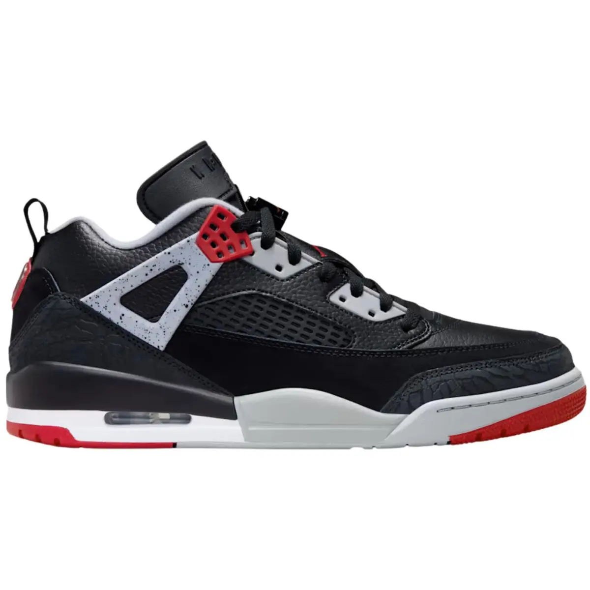 Air Jordan Spizike Low Men Sneaker Shoe US Size 7-14 Colors Black/Wolf Grey/White/Gym Red by Nike