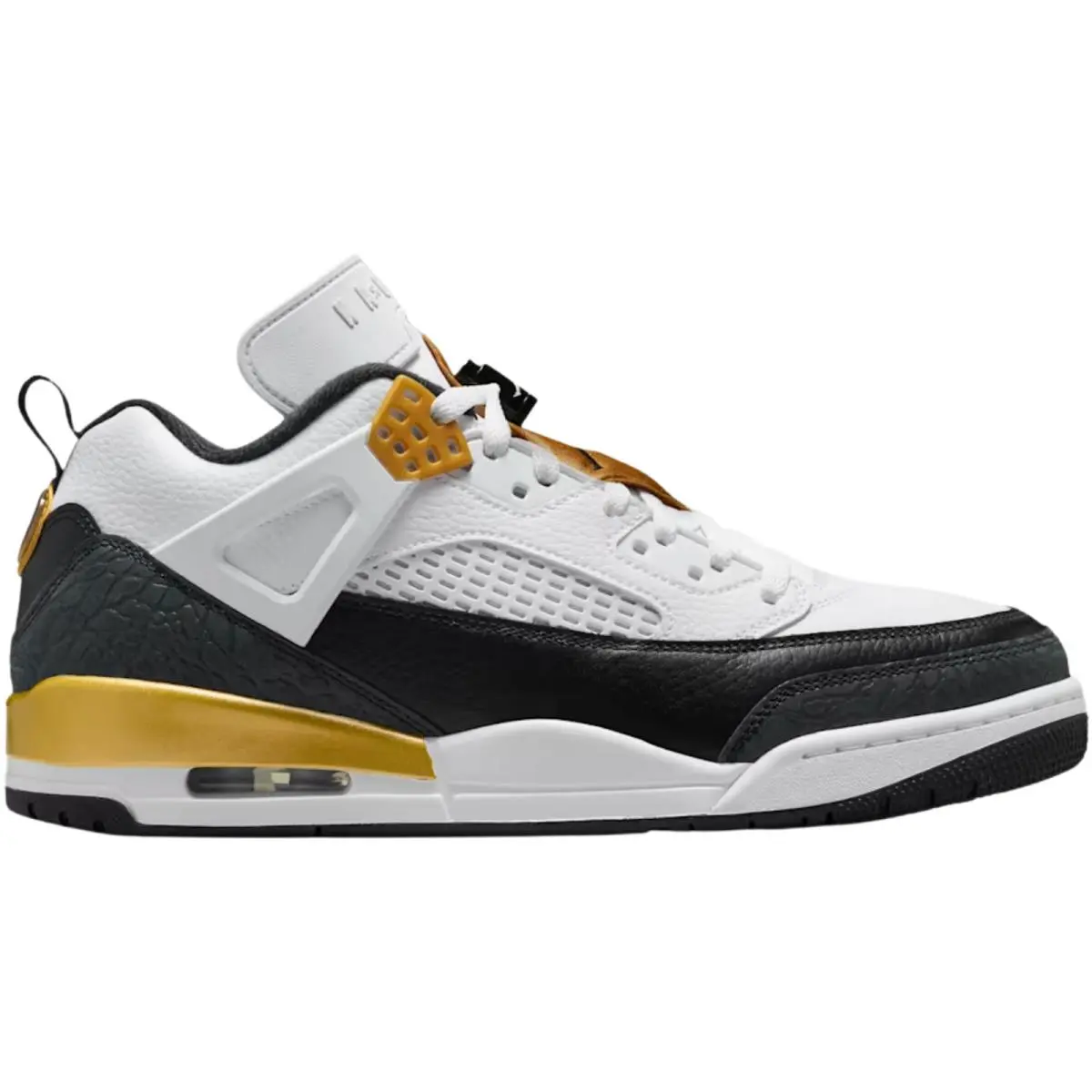 Air Jordan Spizike Low Men Sneaker Shoe US Size 7-14 Colors White/Metallic Gold/Black by Nike