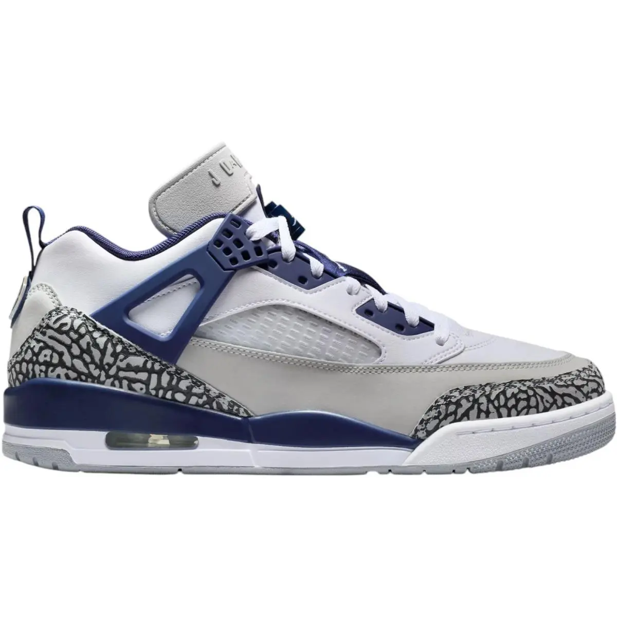 Air Jordan Spizike Low Men Sneaker Shoe US Size 7-14 Colors White/Neutral Grey/Anthracite/Midnight Navy by Nike