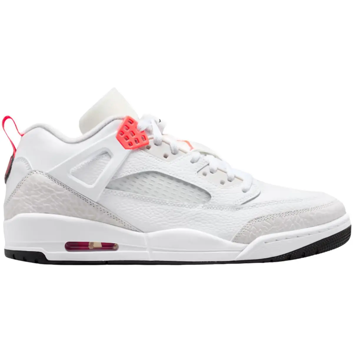 Air Jordan Spizike Low Men Sneaker Shoe US Size 7-14 Colors White/Vast Grey/Black/Bright Crimson by Nike