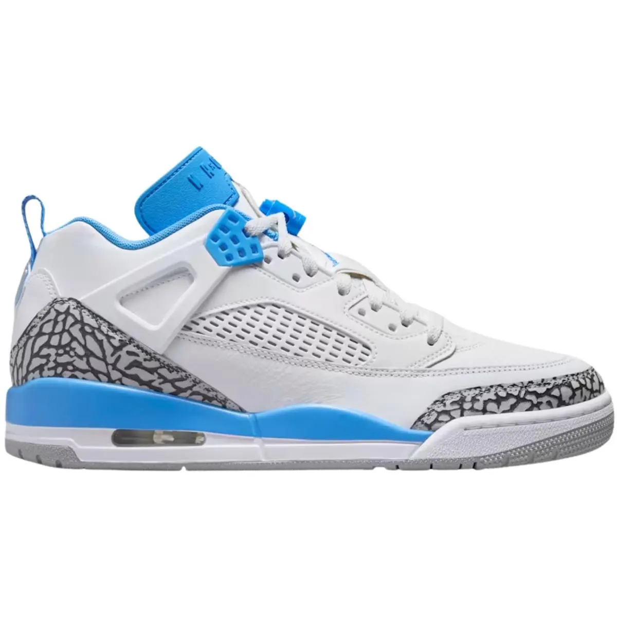 Air Jordan Spizike Low Men Sneaker Shoe US Size 7-14 Colors White/Wolf Grey/Anthracite/University Blue by Nike