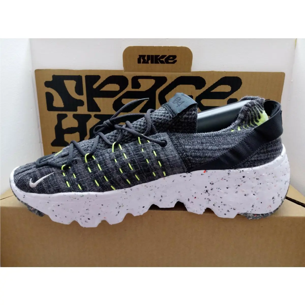 Nike shoes - Nike Space Hippie - Space Hippie - CZ6398-010 - Black/BLACK-Volt-White 2