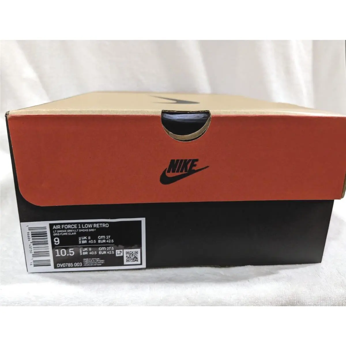 Nike shoes - Nike Air Force 1 Low Retro - DV0785-003 - Light Smoke Grey 24