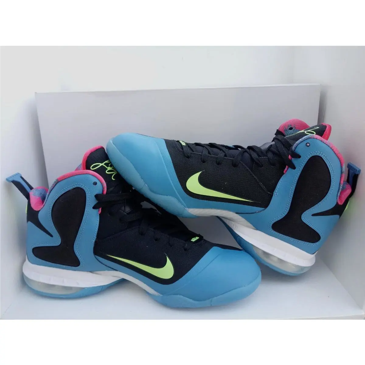 Nike shoes - Nike LeBron 9 - LeBron - DO5838-001 - BLACK/LIME GLOW-DUTCH BLUE 1