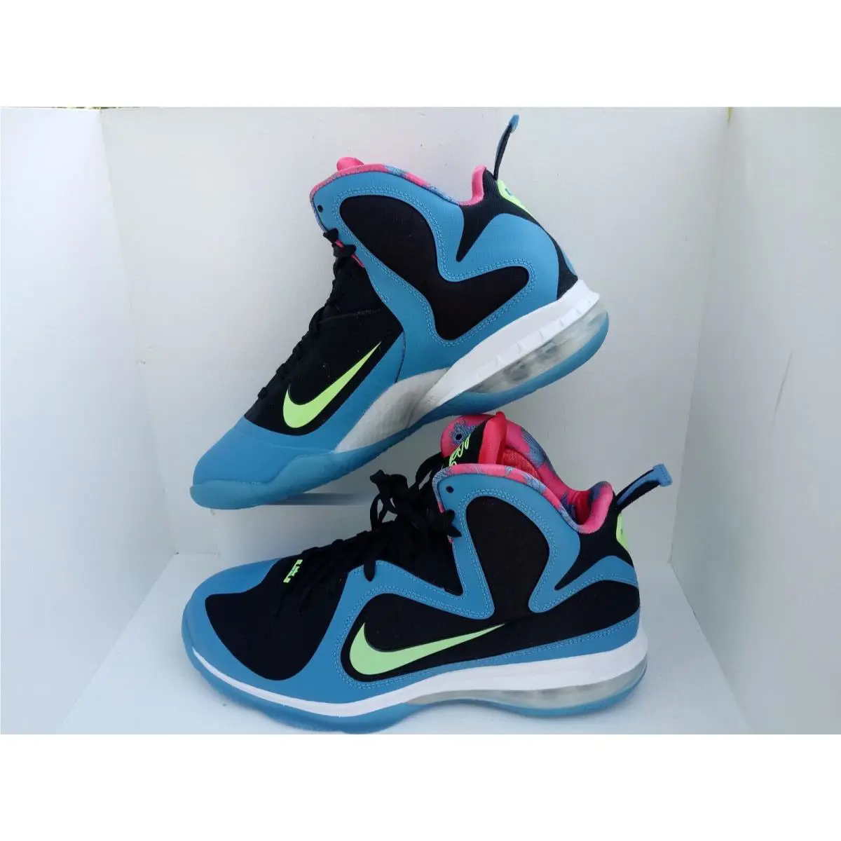 Nike shoes - Nike LeBron 9 - LeBron - DO5838-001 - BLACK/LIME GLOW-DUTCH BLUE 11