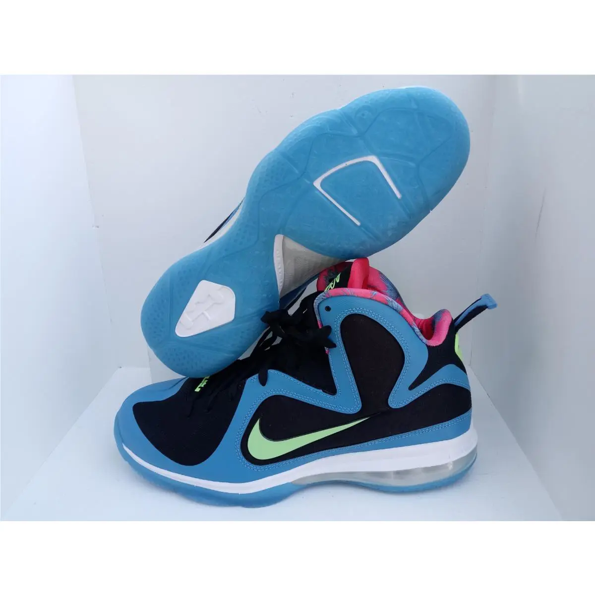 Nike shoes - Nike LeBron 9 - LeBron - DO5838-001 - BLACK/LIME GLOW-DUTCH BLUE 17