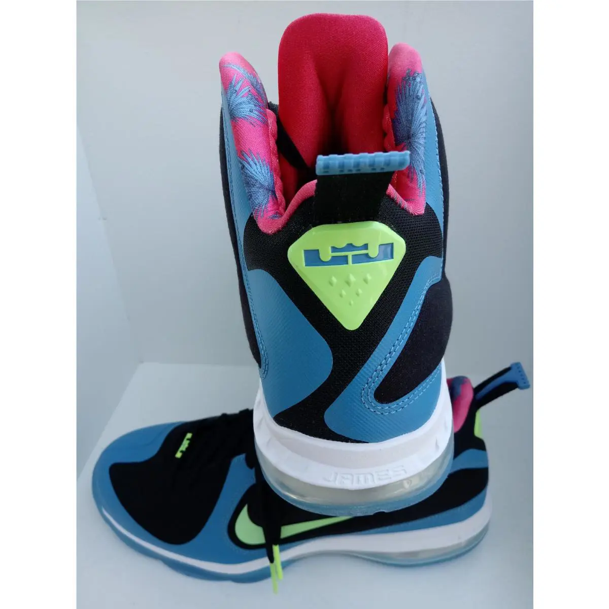 Nike shoes - Nike LeBron 9 - LeBron - DO5838-001 - BLACK/LIME GLOW-DUTCH BLUE 18