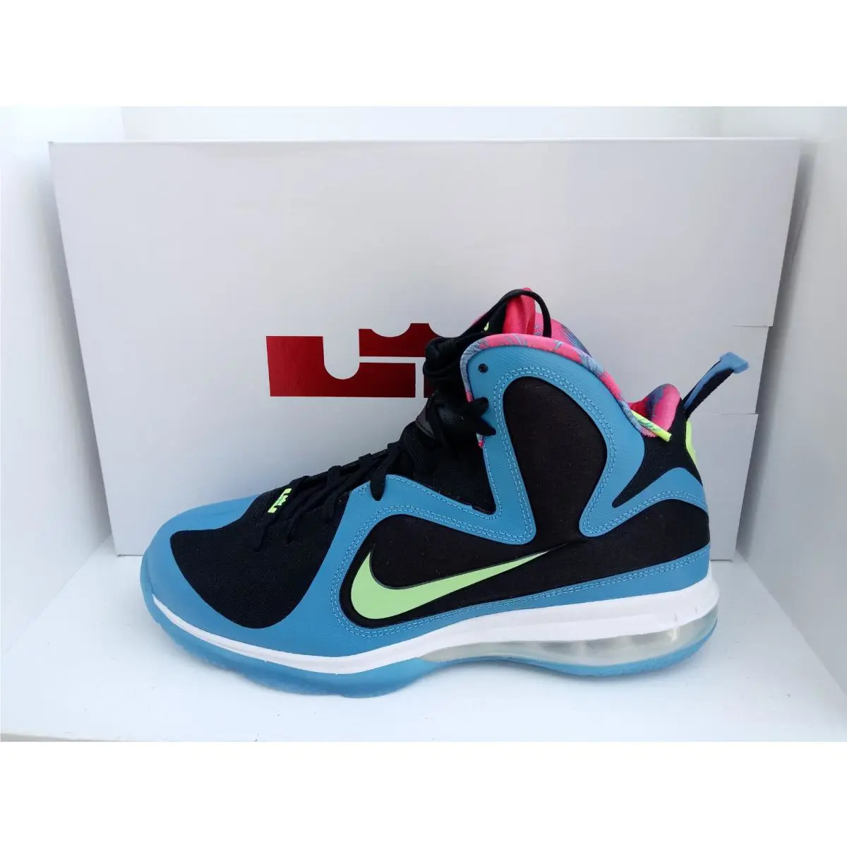 Nike shoes - Nike LeBron 9 - LeBron - DO5838-001 - BLACK/LIME GLOW-DUTCH BLUE 21