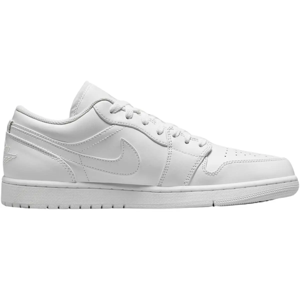 Nike Air Jordan 1 Low Retro OG Men Sneaker Shoe Size 7-14 Colors - White/White/White