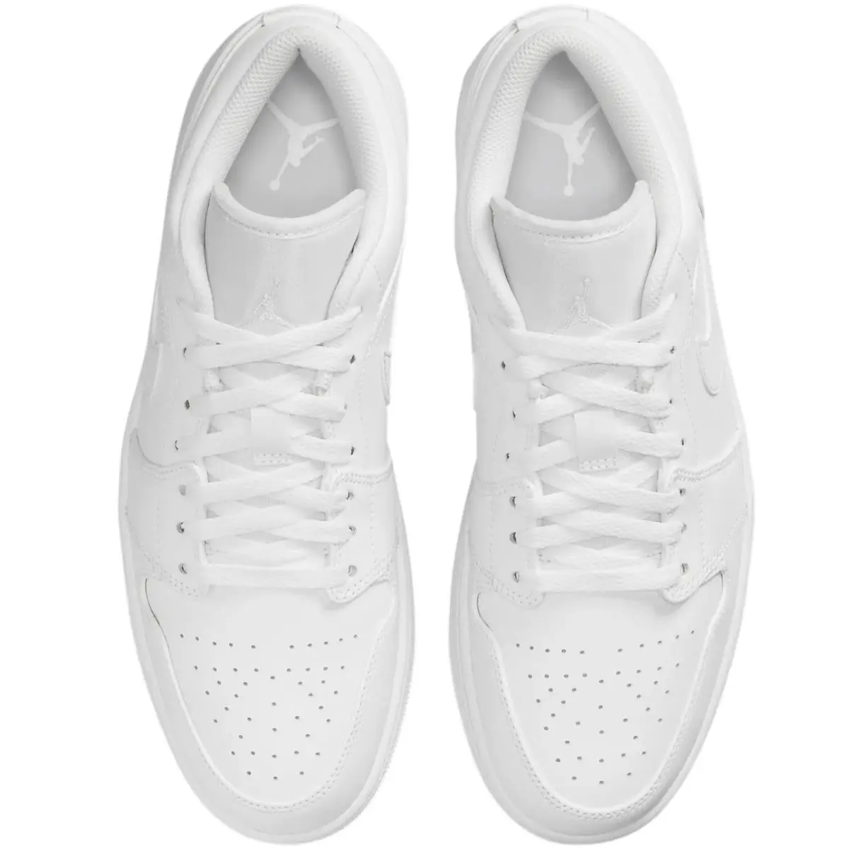 Nike shoes - Nike Air Jordan 1 Low Retro - White/White/White 2